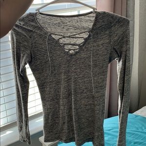 Criss cross long sleeve